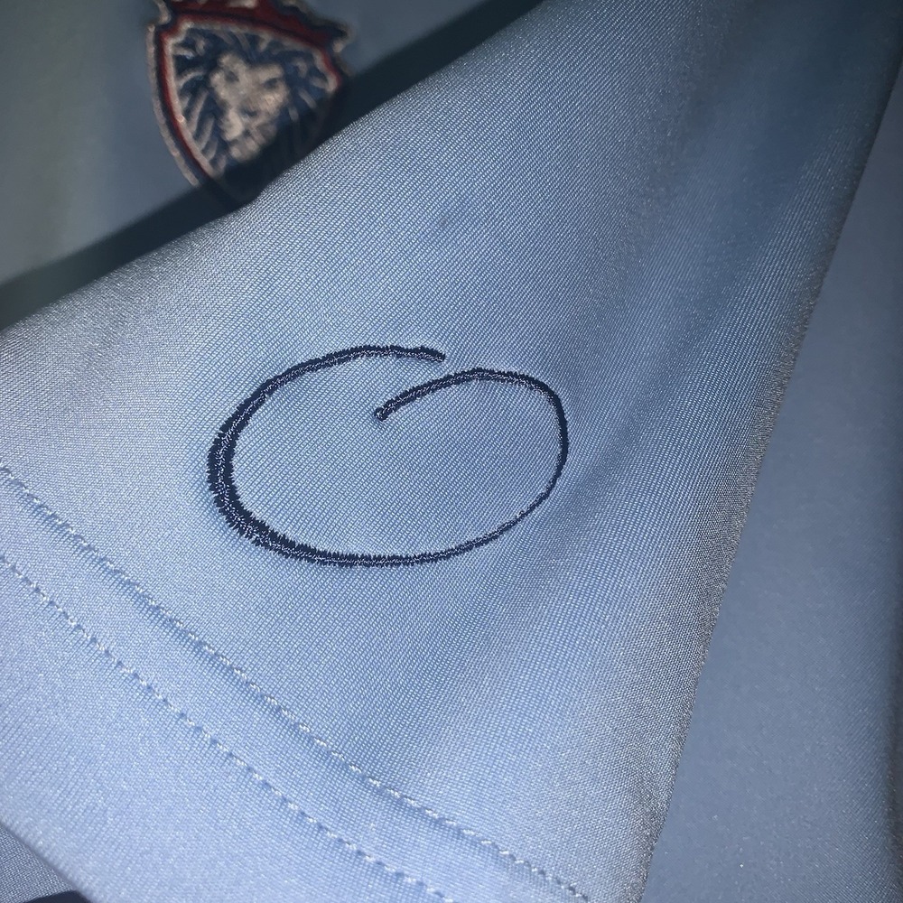 Peter Millar Summer Comfort Light Blue Golf‎ Polo Shirt XL Performance Stretch - Picture 6 of 12
